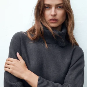 Ethereal MD 2025 massidutti inverno nuovo stile di maglione lavorato a maglia con scialle a strati in tessuto double face casual da donna 1