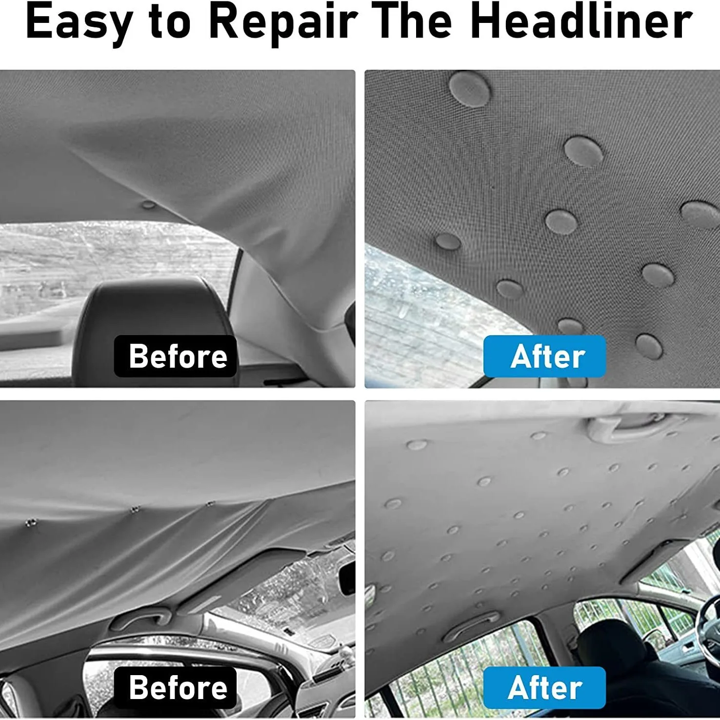 20-120PC Auto Tetto Fissaggio Fibbie Vite Set Interno Soffitto Headliner Panno di Riparazione Tappo A Vite Rivetti In Tessuto Fermo Accessori 3