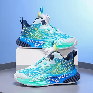 Scarpe per bambini alla moda Sneaker per ragazzi da 4 a 10 anni Scarpe da ginnastica per bambini in età scolare Scarpe sportive leggere e comode per ragazzo 1