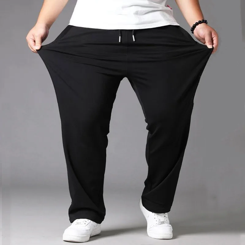 10XL Pantaloni da uomo Pantaloni da tuta da uomo larghi Uomo Casual Oversize Elastico in vita Pantaloni sportivi Abbigliamento maschile Abbigliamento sportivo Jogging 3
