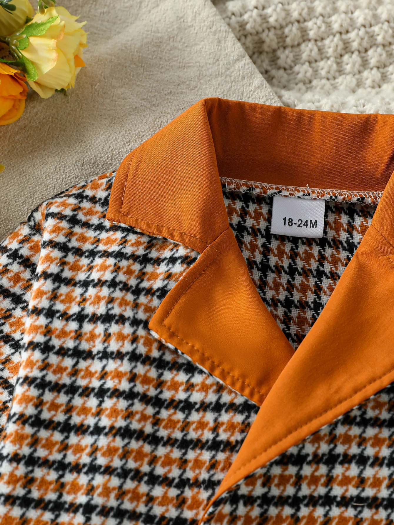 3 pezzi bambini ragazze abbigliamento autunno/inverno nuovo vestito coreano ragazze temperamento giacca e gonna scozzese set + cappello moda bambino per 1-6 anni 3