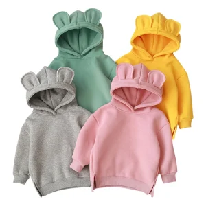 Nuovo stile neonato neonato abbigliamento per bambini abbigliamento per bambini camicia con cappuccio cappotto in cotone carino giacca a maniche lunghe calda per ragazze 1