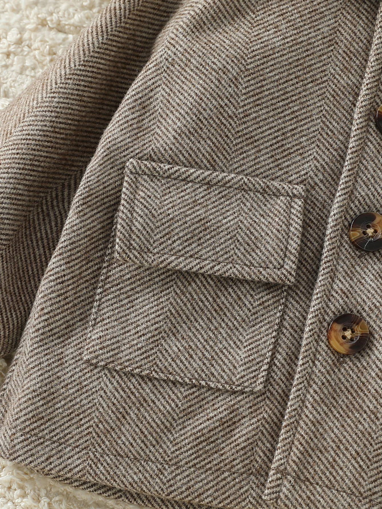 2025 nuovi neonati maschi manica lunga colletto rovesciato solido cappotto moda autunno/inverno per abiti attivi casual 1-3 anni 4