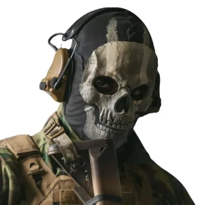Halloween Horror Ghost Skull Mask Call of Duty MW2 lattice copricapo casco Cosplay eseguire Party Masquerade Prop maschere scheletro 1