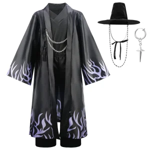 Costumi di Halloween per bambini Costume cosplay da cacciatore di città per ragazzi Abito da ragazzo color block alla moda Abbigliamento casual per bambini 1