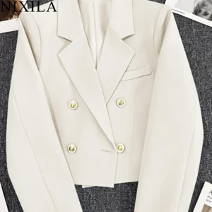 Nuovo in primavera autunno Blazer per le donne 2024 Office Lady Jacket donna coreano moda cappotti Chic elegante capispalla abbigliamento donna 1