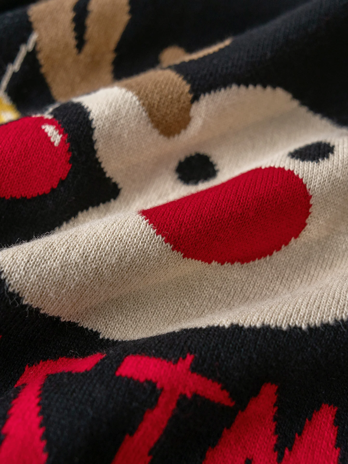 Maglione lavorato a maglia con motivo renna natalizia per ragazzi e ragazze adatto per feste di Natale in primavera, autunno e inverno 5