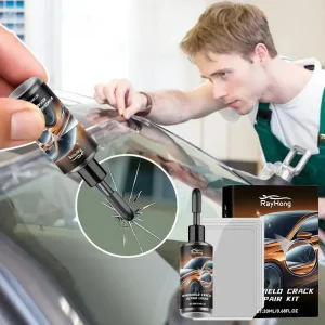 Fluido per riparazione crepe del parabrezza Riparazione del finestrino dell'auto Resina Parabrezza Scratch Crack Restore Fluido per polimerizzazione del vetro Colla Accessori per auto 1