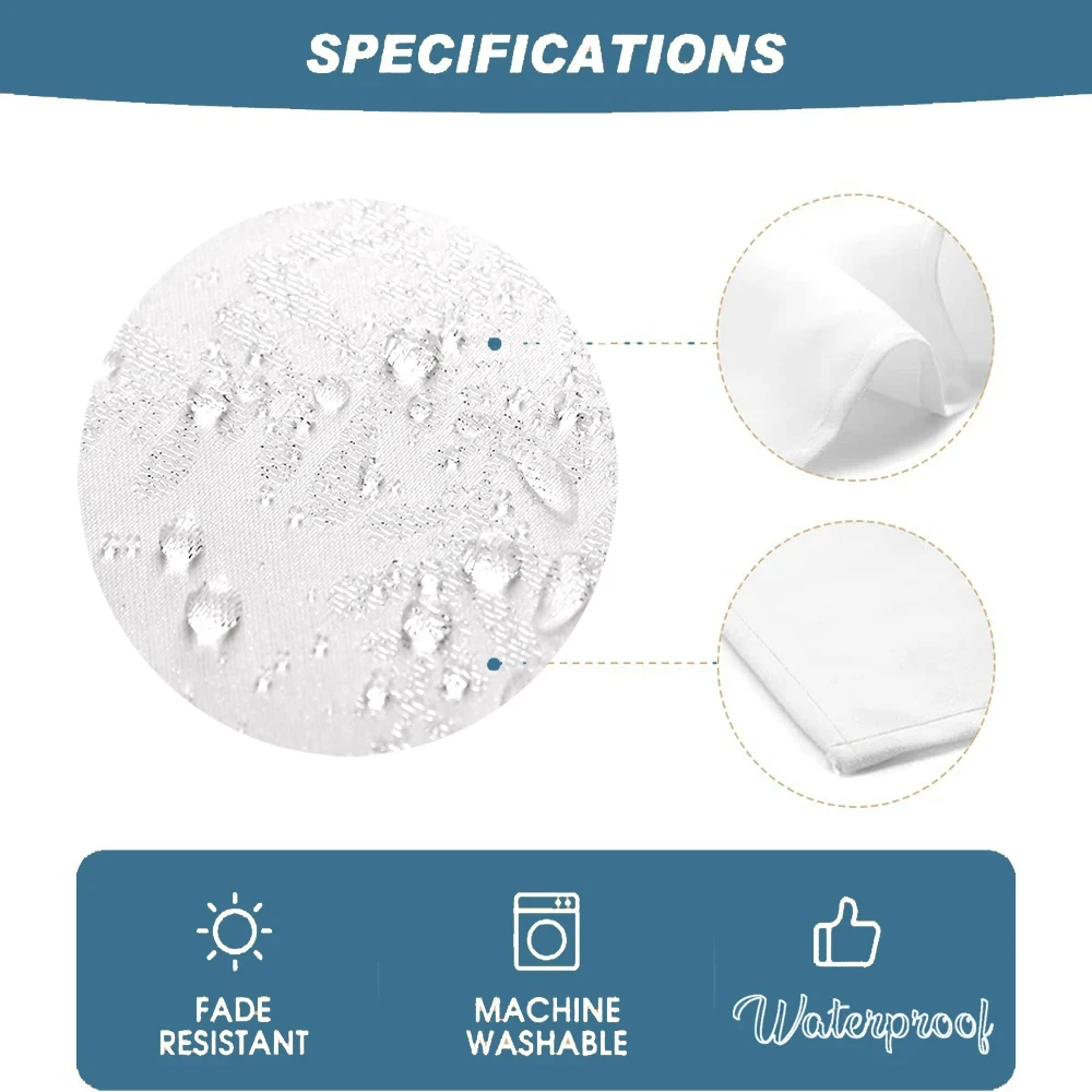 Comedthus Rose ortensia tovaglia rettangolare in poliestere impermeabile festa di compleanno forniture per feste da tavolo rettangolari 5