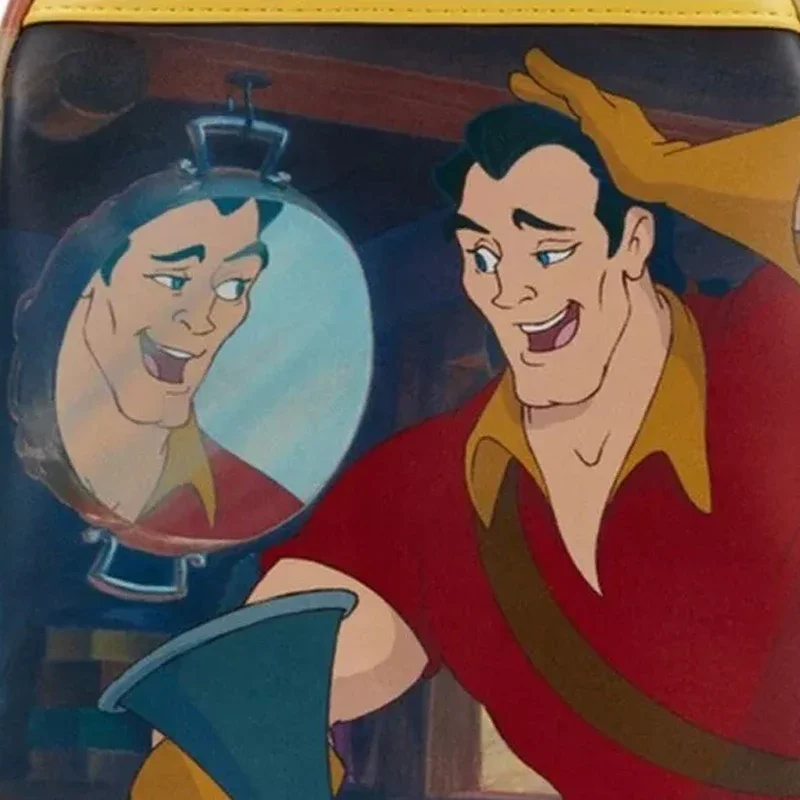 Mini zaino cosplay Loungefly La Bella e la Bestia Scena della principessa Cogsworth Lumiere Chip 4