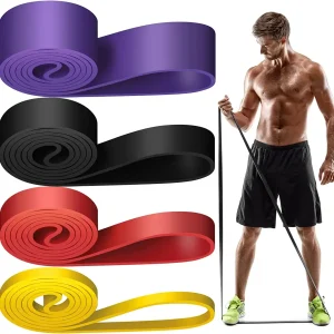 Fascia elastica per esercizi con fascia di resistenza in lattice resistente per attrezzature per il fitness Pilates per allenamento con fascia di assistenza per la forza sportiva 1