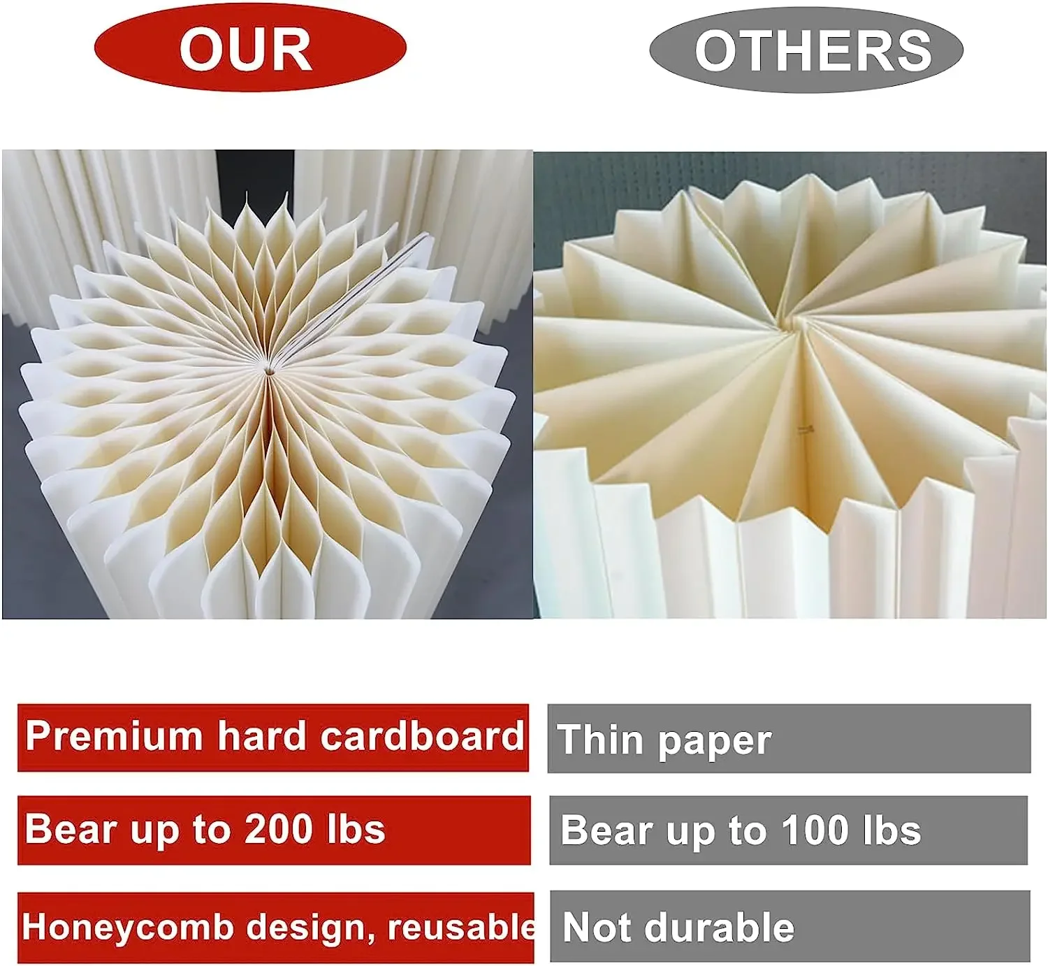 Carta cilindrica pieghevole Decorazione festival Sfondo Ornamento Torta nuziale Stand Tavolo da dessert Festa di compleanno Ramadan Decora 5