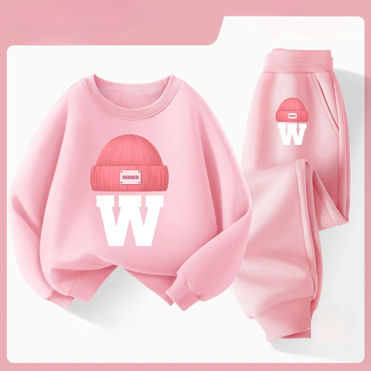 Vestiti autunnali per neonato T-shirt e pantaloni stampati alla moda Set da 2 pezzi Bambini Ragazze Casual Top Bottom Abiti Tute 4