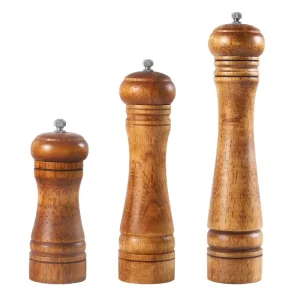1 pz in legno sale pepe smerigliatrice mulino shaker rotore utensile da cucina spezie condimento gadget accessorio cucina articoli essenziali 10 pollici 1