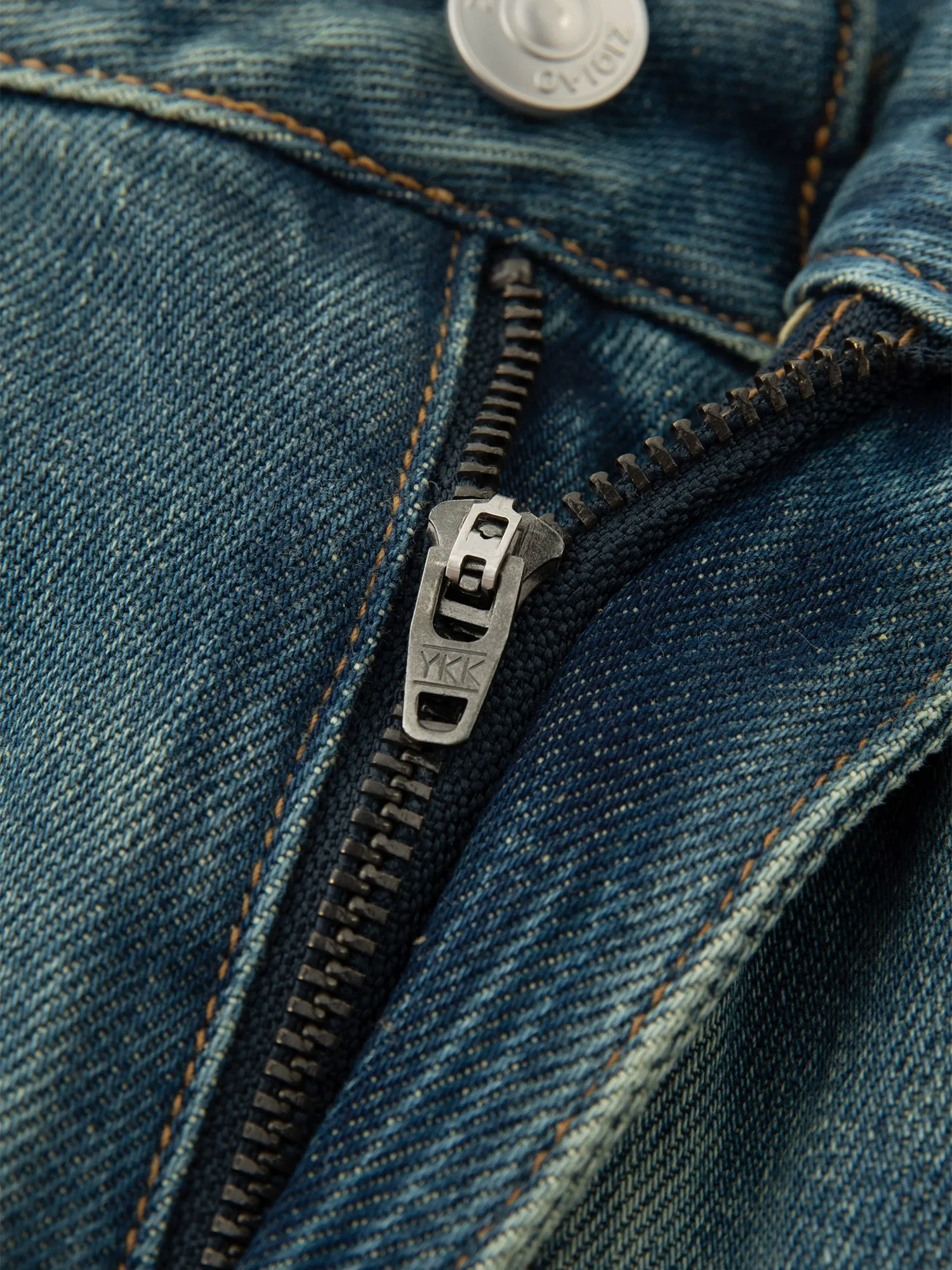 ZIQIAO Petite Jeans a gamba dritta blu lavati vintage da donna 2025 Autunno Inverno Nuovo arrivo Pantaloni a gamba larga stretta 5