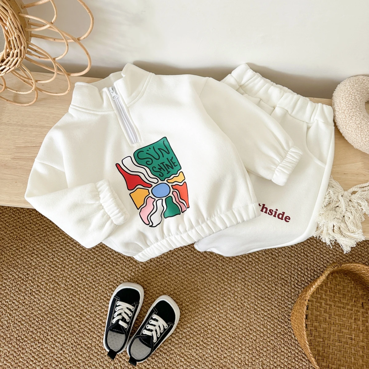 2024 New Baby Boys Set di abbigliamento addensare giacca calda + pantalone tuta abbigliamento per bambini Outfit inverno Toddler Girl Clothes 2 pezzi Set 3