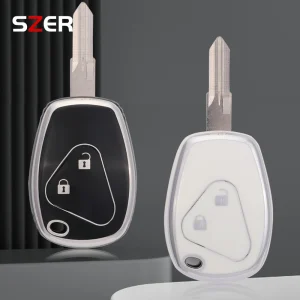 TPU Chiave Dell'automobile Caso Della Copertura Borsette Per Renault Megane Modus Espace Laguna Duster Logan DACIA Sandero Fluence Clio Kangoo Protezione Fob 1