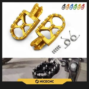 NICECNC Per Suzuki RMZ250 RMZ450 2010-2024 RMX450Z 2010-2019 RMZ 250 450 450Z Moto 57mm di Larghezza Ingrandito Pedane poggiapiedi 1
