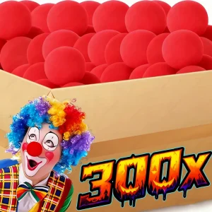 1-300 pezzi palla di spugna rossa naso da clown festa di carnevale di Halloween clown circo puntello costume cosplay trucco decorazione per bambini adulti 1