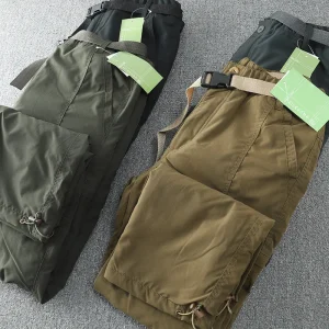 Pantaloni da esterno foderati in pile antivento impermeabili Pantaloni casual da uomo a gamba dritta con tasche multiple per l'inverno 1