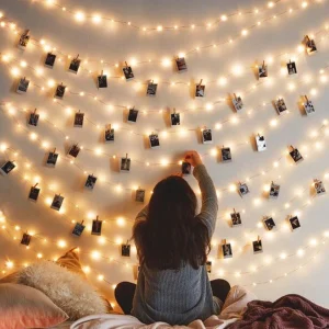 2M/5M/10M Lucine USB/Batteria Clip per foto LED String Light Ghirlanda Lampada Decorazioni natalizie per la casa Camera da letto Festa Vacanza 1