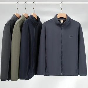 Giacca in pile polare premium da uomo Colletto alla coreana Cappotto invernale foderato spesso Cerniera da lavoro casual all'aperto M-4XL 2025 1