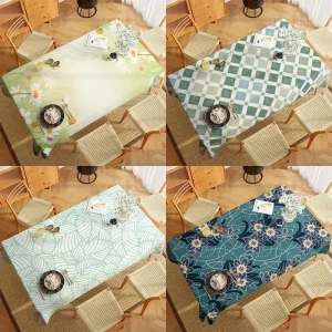 Tovaglia con motivo a margherita Tovaglia da cucina per ristorante Soggiorno Decorazione domestica Decorazione rettangolare per feste 1