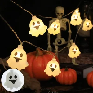 2024 nuove luci della stringa di Halloween luci della stringa del fantasma azionate da attery luci di Halloween carine per interni per decorazioni per feste 057 1