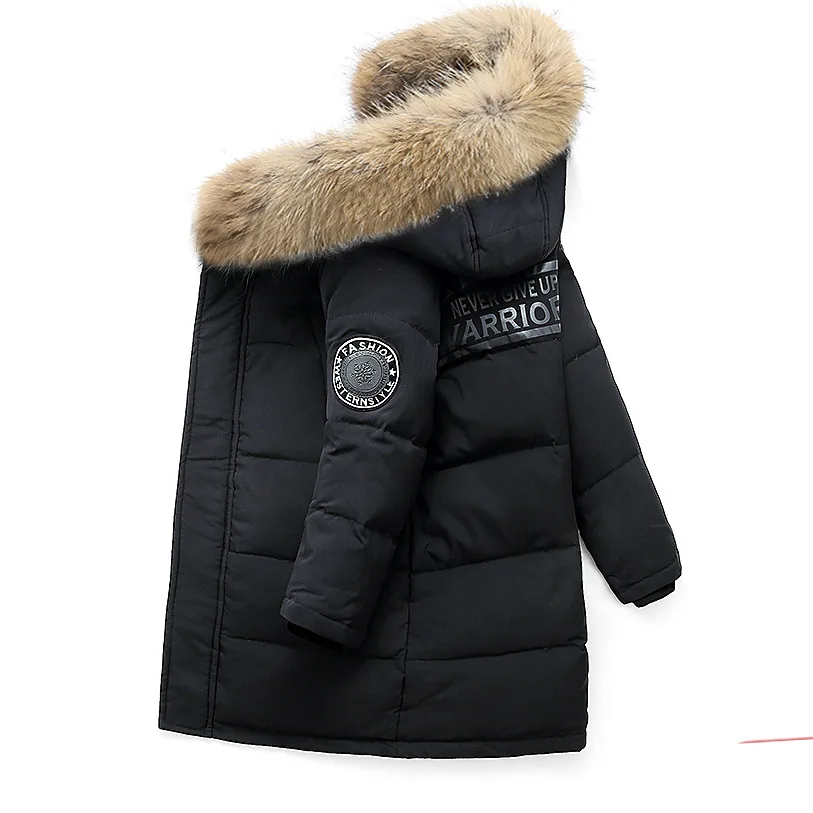 2025 Russo Inverno Bambini Ragazzo Piumino Con Cappuccio Impermeabile Addensare Caldo Ragazzo Tuta Sportiva Cappotto 4-14 Anni Bambini Adolescente Parka 5