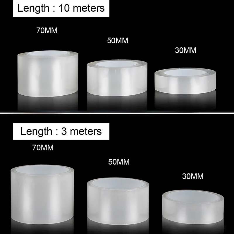 Adesivi per auto Protezione per davanzale della portiera dell'auto Nastro adesivo nano multifunzione Striscia per paraurti automatico Protezione per portiera dell'auto Accessori antigraffio 4