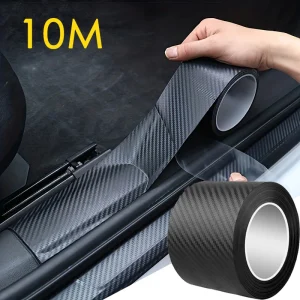 1-10m Nano Fibra di Carbonio Auto 3D Nastro Adesivo Wrap Specchio Della Porta Pasta di Protezione Striscia Pellicola di Protezione FAI DA TE Adesivo Impermeabile Del Vinile 1