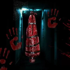 Borse gonfiabili per il corpo finto Halloween Oggetti di scena per la vittima morta Festa Casa stregata Patio Bagno Decorazioni per interni ed esterni Blood Man 1
