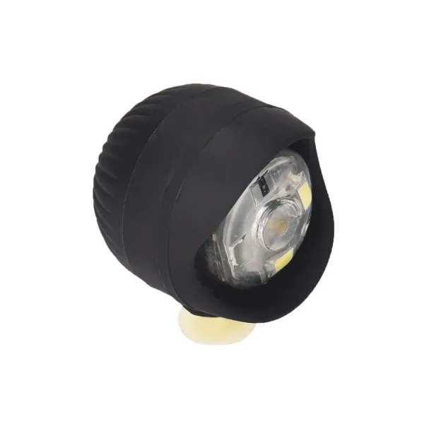 2 pezzi luci per scarpe a LED ciondoli accessori decorativi per passeggini notturni equitazione escursionismo passeggiate per cani scarpe ciondoli mini fari per coccodrillo 3