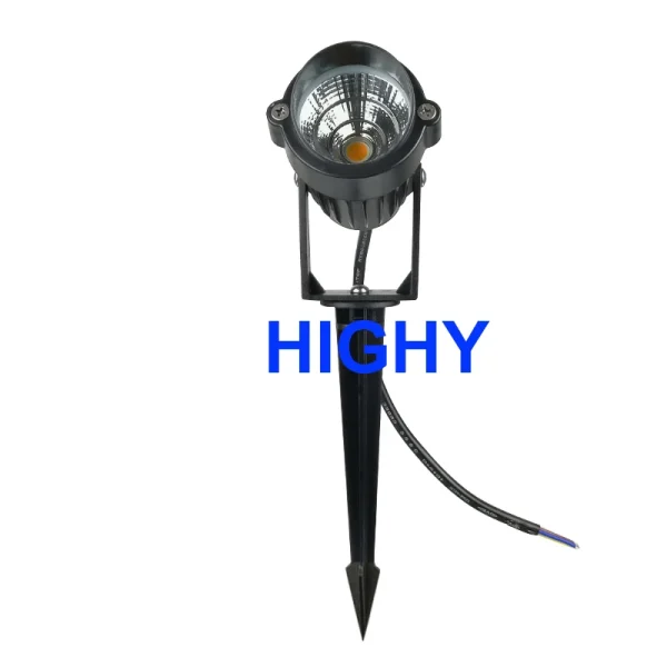 Nuove luci impermeabili da 5 W Lampada da prato a LED DC12V Faretto da paesaggio IP65 110 V 220 V Lampade per illuminazione esterna Luce a punta per giardino 6
