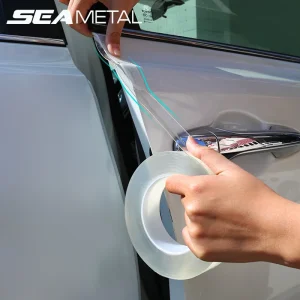 Adesivi per auto Protezione per davanzale della portiera dell'auto Nastro adesivo nano multifunzione Striscia per paraurti automatico Protezione per portiera dell'auto Accessori antigraffio 1