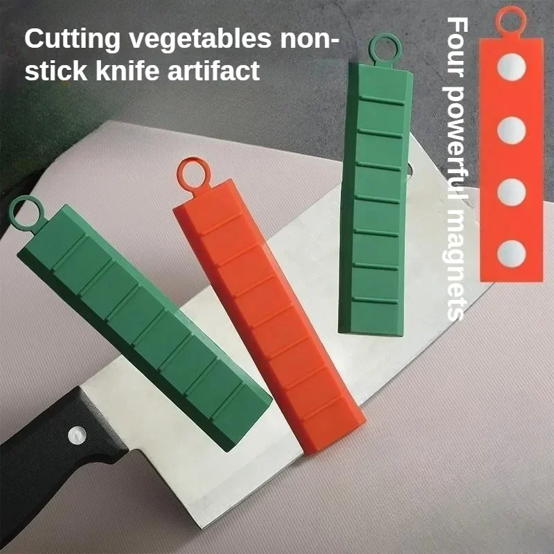 Tagliare le verdure coltello antiaderente dio cucina domestica Silicone magnetico taglio verdure cucina antiaderente strumenti creativi 2