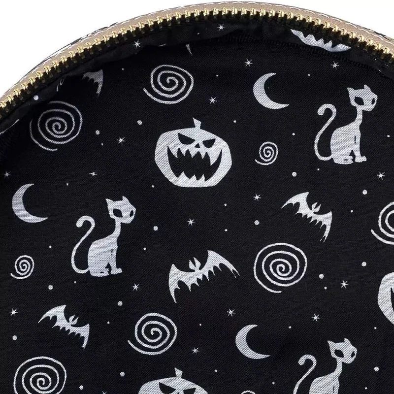 Loungefly X Nightmare Before Christmas Tarocchi AOP Jack Barrel Halloween Cosplay Zaino in ecopelle 4