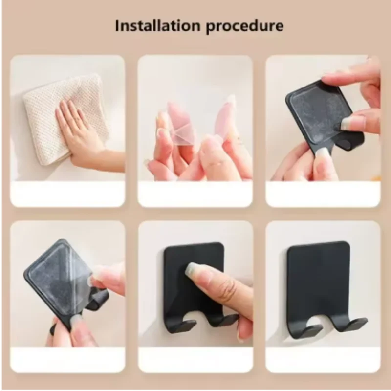 Porta rasoio da barba multifunzionale per uomo - Gancio portaoggetti per rasoio, mensola a muro e porta rasoio (Accessori per bagno/cucina) 4