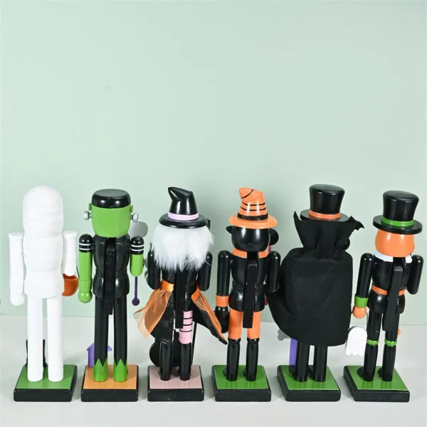 Schiaccianoci scheletro di Halloween Schiaccianoci scheletro zucca Figurina di Halloween Riempitivi per sacchetti Goody per decorazioni natalizie per la visualizzazione domestica 3