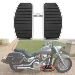 Pedane moto per Honda Shadow Aero 750 VT750 per Yamaha VSTAR XVS 400 650 XVS650 Drag Star 600 Virago XV250 accessorio 1