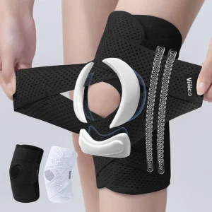 Cuscinetti per menisco Sport Corsa Basket Alpinismo Protezione articolare Cinghia rotulea Ginocchiere per gomiti leggere e traspiranti 1
