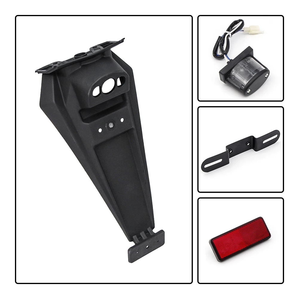 Moto Parafango Posteriore Targa Luce Staffa di Installazione Parafango Per KAWASAKI ZX-6R ZX6R 2007-2008 Accessori 6