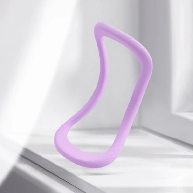 1Pc Anello Yoga Fitness Stretch Rilassamento Pilates TPR Fascia morbida Stretch Fitness Fascia Massaggio Allenamento Yoga Cerchio Attrezzature 6