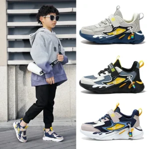 Scarpe da ginnastica per bambini Scarpe da passeggio in mesh traspirante Scarpe casual Scarpe sportive per ragazzi Ragazza Leggere Bambini Adolescenti Scarpe da corsa Moda 1