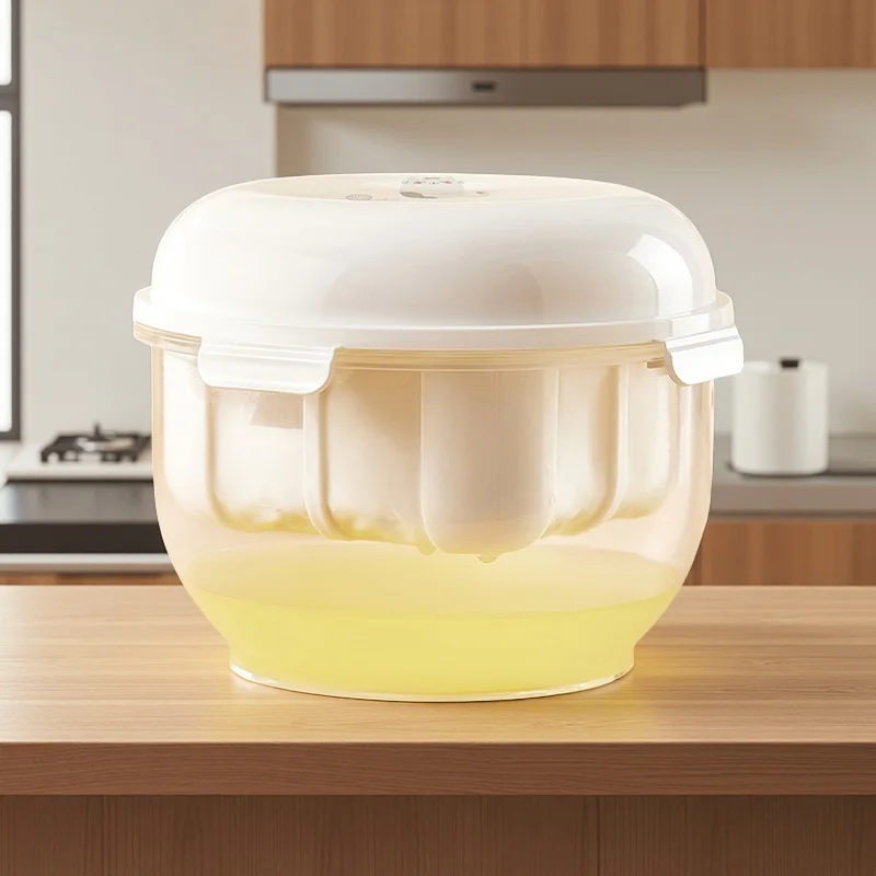 Colino per yogurt greco premium – Yogurtiera fatta in casa spessa e cremosa – Filtro a rete riutilizzabile senza BPA con coperchio 1