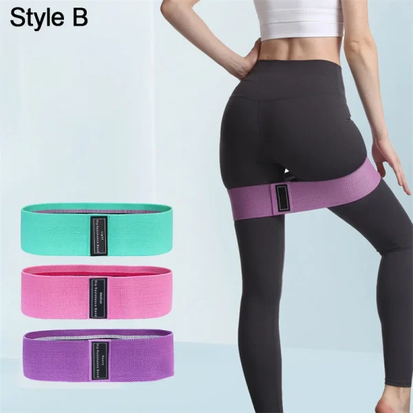 Fasce di resistenza Elastici di espansione per fascia elastica fitness per allenamento sportivo Esercizio bodybuilding Attrezzatura da palestra per donna 4