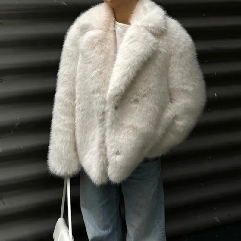 Tuularose Donna Inverno 2025 Cappotto in pelliccia sintetica di lusso di alta qualità Addensare Cappotto caldo Capispalla Hot Girls Giacca in pelliccia sintetica solida 3