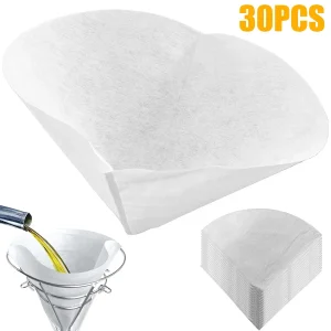 30 pezzi filtro olio friggitrice filtri a cono coni filtranti in tessuto non tessuto coni filtro olio da cucina filtro cucina ristoranti hotel accessorio 1