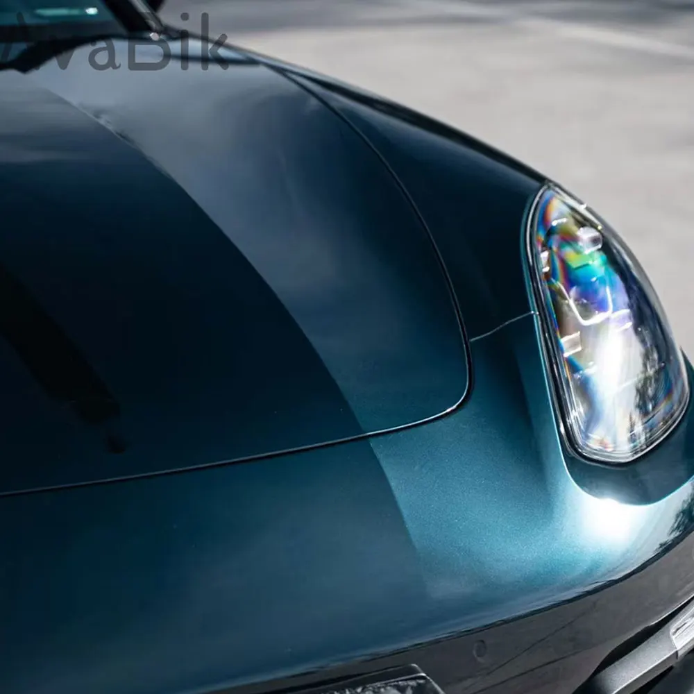 30/50 centimetri di Alto Lucido Verde Mezzanotte Vinile Proteggere Pellicola Auto Adesivo Senza Bolle Car Body Cambia Colore Adesivi Accessori Auto 1