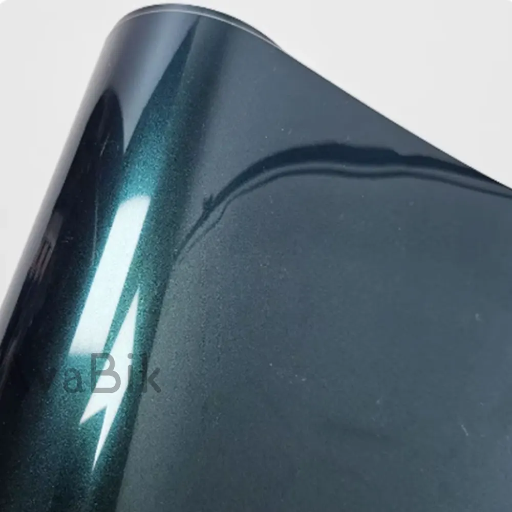 30/50 centimetri di Alto Lucido Verde Mezzanotte Vinile Proteggere Pellicola Auto Adesivo Senza Bolle Car Body Cambia Colore Adesivi Accessori Auto 2